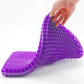 TPE gel purple seat cushion